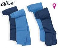 Aldi S&uuml;d  alive&reg;M&auml;dchen-Feinstrumpfhosen oder -Leggings, 2 St&uuml;ck