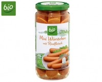 Aldi S&uuml;d  bio W&uuml;rstchen