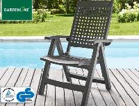 Aldi S&uuml;d Gardenline Hochlehner Klappsessel