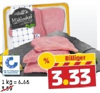 Penny  M&Uuml;HLENHOF Frische Puten-Schnitzel