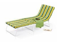 Lidl Florabest Sonnenliege gr&uuml;n gestreift