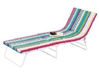 Lidl Florabest Sonnenliege bunt gestreift