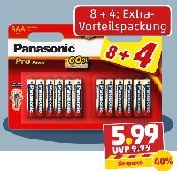 Penny  PANASONIC Batterien PRO POWER