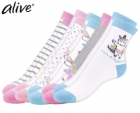 Aldi S&uuml;d  alive&reg; Socken, 5 Paar
