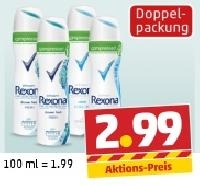 Penny  REXONA Deospray Cotton Duo oder Deo Shower fresh Duo