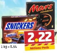 Penny  SNICKERS, MARS oder TWIX Miniatures