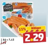Penny  M&Uuml;HLENHOF Delikatess Wiener W&uuml;rstchen