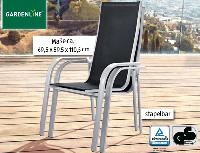 Aldi S&uuml;d Gardenline Aluminium Stapelstuhl