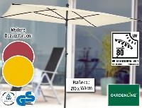 Aldi S&uuml;d Gardenline Rechteck Sonnenschirm