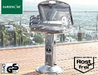 Aldi S&uuml;d Gardenline Edelstahl S&auml;ulengrill