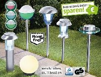 Aldi S&uuml;d Melitec Solar Gartenleuchte aus Edelstahl