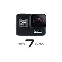 Cyberport  GoPro Hero 7 Black 4K60-Action Cam wasserdicht Sprachsteuerung Touchsc