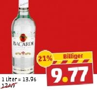 Penny Bacardi Superior Wei&szlig;er Rum