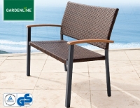 Aldi S&uuml;d Gardenline Geflecht-Gartenbank