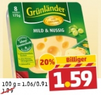 Penny  GR&Uuml;NL&Auml;NDER K&auml;sescheiben