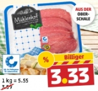 Penny  M&Uuml;HLENHOF Frische Schweine-Schnitzel