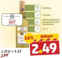 Penny  Rheinhessen WEINFELS Riesling Qualit&auml;tswein