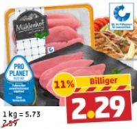 Penny  M&Uuml;HLENHOF Frische Minutenschnitzel