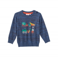 NKD  Baby-Jungen-Pullover mit Baustellen-Fahrzeugen