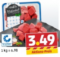 Penny  M&Uuml;HLENHOF Frisches Gulasch, gemischt