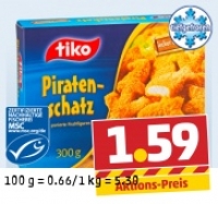 Penny  TIKO Piratenschatz oder Fisch-Nuggets