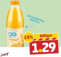 Penny  PENNY TO GO Direktsaft Orange