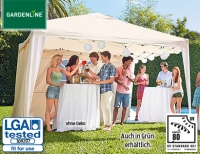 Aldi S&uuml;d Gardenline Alu-Faltpavillon