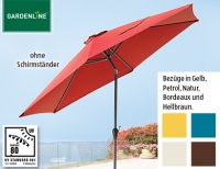 Aldi S&uuml;d Gardenline Aluminium Party-Sonnenschirm,