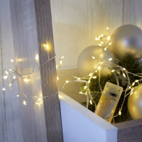 D&auml;nisches Bettenlager  100er LED-Lichterkette LUTFISK (batteriebetrieben)