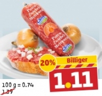 Penny  TIMMENDORFER Puten-Zwiebel-Mettwurst