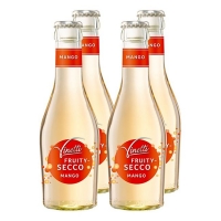 Netto  Vinetti Fruitysecco Mango weinhaltiger Cocktail 6,9 % vol 200 ml, 4er 