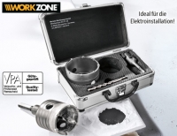 Aldi S&uuml;d Workzone Bohrkronen-Sortiment,