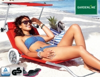 Aldi S&uuml;d Gardenline Strand- und Transportliege