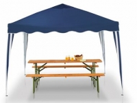 Lidl Florabest Aluminium-Faltpavillon, blau
