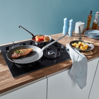 Aldi S&uuml;d  Schmiedeeiserne Bratpfannen, 3er Set