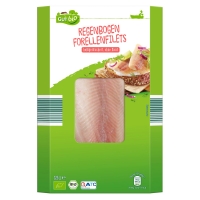 Aldi S&uuml;d  GUT bio Bio-Regenbogen-Forellenfilets 125 g