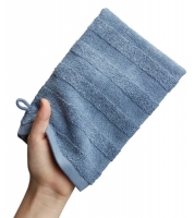 D&auml;nisches Bettenlager  Waschhandschuh TORSBY blau