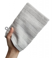 D&auml;nisches Bettenlager  Waschhandschuh TORSBY hellgrau