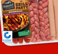 Penny  M&Uuml;HLENHOF GRILL-PARTY Frische Bratwurstplatte