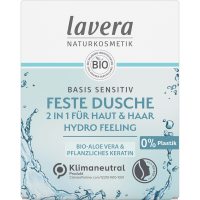 Rossmann Lavera Basis Sensitiv Feste Dusche 2in1 f&uuml;r Haut & Haar